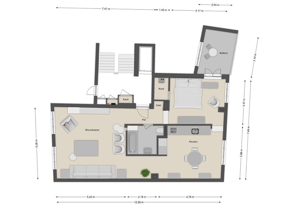 mediumsize floorplan